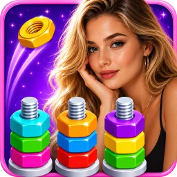 Nut Bloom: Color Sort のアイコン